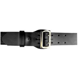 Boston Leather 2.25 Sam Browne Half-lined Duty Belt, Black - 6500-1-32