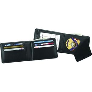 Strong Leather Horizontal Hidden Badge Wallet - 78500-1452