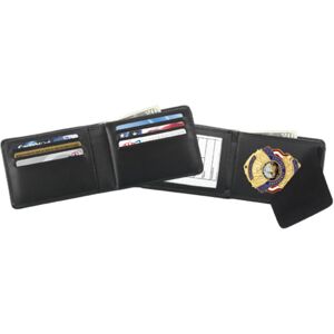 Strong Leather Horizontal Hidden Badge Wallet, 78500-1862