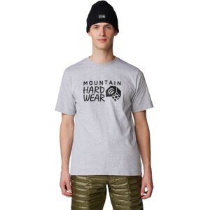Mountain Hardwear Logo Short Sleeve Shirt - Men's, Hardwear Grey Heather, MxR, 190423059836