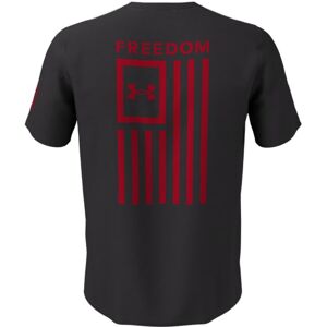 Under Armour New Freedom Flag T-Shirt - Men's, Charcoal Medium Heather, 2XL Tall, 13708100192XT