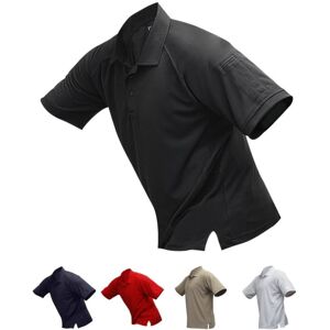 Vertx Men's Coldblack Short Sleeve Polo Shirt, White, Size Extra Small VTX4000WHP-XSMALL