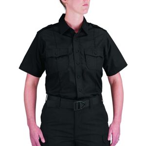 Propper Duty Ripstop Short Sleeve Shirt - Women's, Black, L, F533750001L