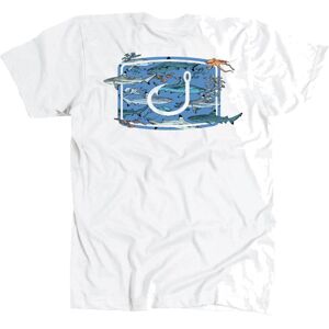 AVID Sportswear Youth Black Tips T-Shirt - Boy's, White, Large, YT12404WHTLG