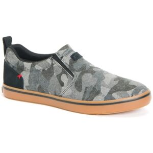 Xtratuf Canvas Sharkbyte Deck Shoe - Men's, Black Camo, 10, XSB-002-BLK-100