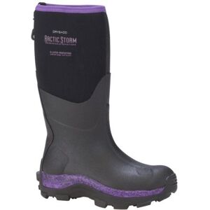 Dryshod Arctic Storm Hi Winter Boot - Women's, Black/Purple, 7, ARS-WH-PP-007