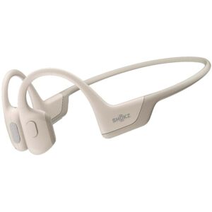 Shokz Openrun Pro Premium Bone Conduction Open-Ear Sport Headphones, Biege, S810-ST-BG-US