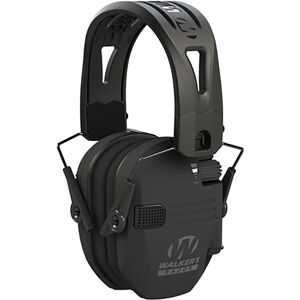 Walkers Razor Tacti-Grip Series Electronic Ear Muffs, 23 dB NRR, Black, GWP-RSEMRH