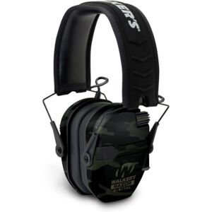 Walkers Razor Pro Digital Ear Muffs, 23 dB NRR, Gray Camo Ear Cups w/Black Band, GWP-DRSEM-MC