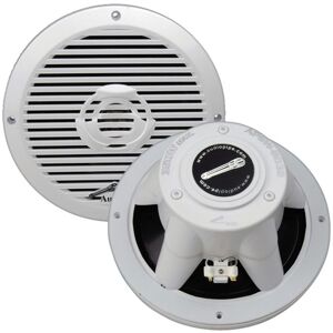 Audiopipe 8in 350W 2-Way Coaxial Marine Speaker, White, APSW-8032T