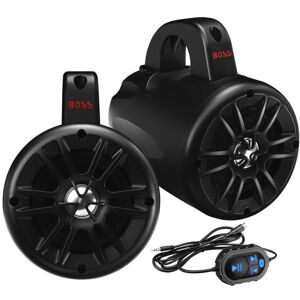 Boss Audio 4 2-Way Amplified Roll Cage/Waketower Speaker Pods w/Bluetooth Controller BM40AMPBT, BM40AMPBT"
