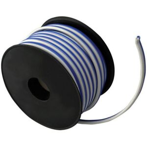 Pyle Marine 50ft Speaker Cable, Blue/White, PLMRSW50
