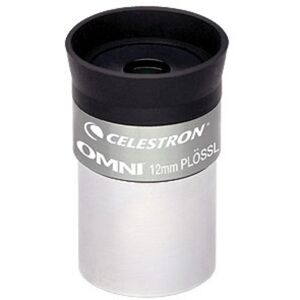 Celestron OMNI Series 1.25in Eyepiece, 12mm Focal Length, 8mm Eye Relief 93319