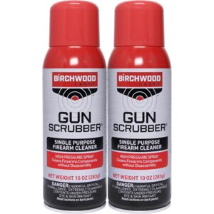 Birchwood Casey Gun Scrubber Firearm Cleaner- 10oz Aerosol 2-pack, BC-33304