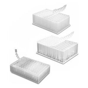 Labnet Sterile Sealing Cap, round well to fit 96 well PP plates DNase/ RNase free, inner pack of 1, pk50