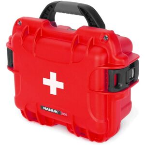 Nanuk 905 Case Empty with First Aid Logo, Red, 905S-000RD-PA0-FSA01