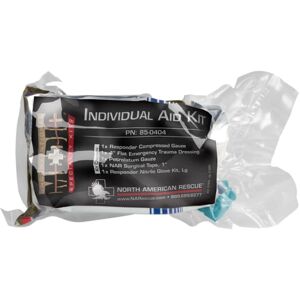 North American Rescue Individual Aid Kit, Medical Kit 85-0404