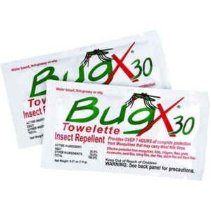 North Safety Products/Haus Bugx Towelette Bulk CS300 122005XA