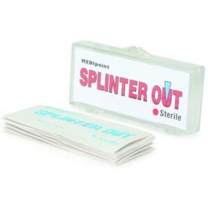 North Safety Products/Haus Splinter Out Sterile Pk10 320001, Unit PK