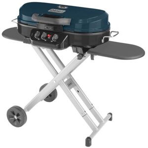 Coleman RoadTrip 285 Portable Stand-Up Propane Grill, Blue, CM1010910002-8