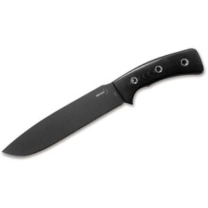 Boker Plus Komondor Fixed Blade Knife, 7.64in, SK-5, G10 Gray Handle, 02BO011