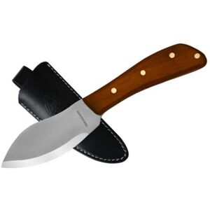 Condor Tool and Knife Nessmuk Knife, Wood Handle, Black Blade CTK230-4HC