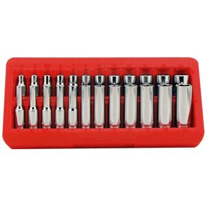 GREATNECK 22 Pc 1/4 Drive Deep/Shallow Socket Set with Tray - Metric, 18622