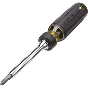 Klein Tools 15in1 Multi-Bit Ratcheting Screwdriver, Black/Yellow, 32305