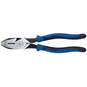 Klein Tools Lineman's Pliers, Journeyman Handle, 9In, Light Blue/Black, J2000-9NE