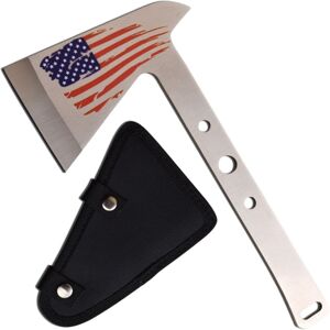 Perfect Point Throwing Axe, 3Cr13 Stainless Steel Stainless Steel, USA Flag, PP-124-1SL