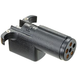 RV Designer 6 Way Round Socket To 4 Way Round Plug Adapter, P717