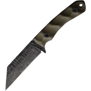 Stroup Knives GP3 OD Green Fixed Blade Knife, 8.25in Overall, 4in 1095HC Steel Blade, OD Green Sculpted G10 Handle, Kydex Sheath, GP3-OD-G10-S