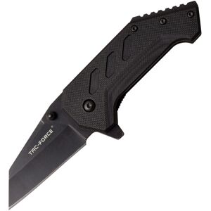 "TAC Force Linerlock A/O Folding Knife, 2.5 black finish 3Cr13 stainless blade, Black G10 handle, TF-1032BK"