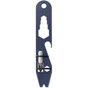 Toor Knives Titanium Keychain Multi-Tool, Cobalt, Titanium MultiTool - Cobalt
