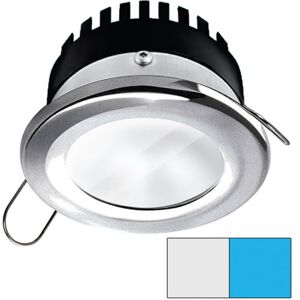 I2Systems Inc Apeiron PRO A506 6W LED Spring Mount Light, Round, Cool White /Blue/Brushed Nickel Finish, A506-41AAG-E