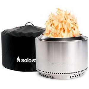 Solo Stove Yukon, Shelter And Stand, Stainless Steel, SSYUK-SD-27-2.0+SHELTER