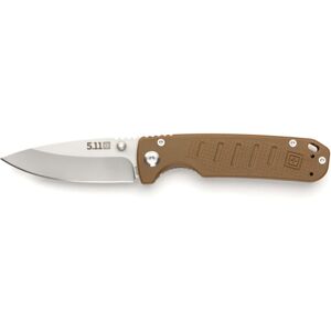 5.11 Tactical Icarus DP Mini Folding Knife, 2.8in, Drop Point, 8CR13MOV Blade, Kangaroo, 1 SZ, 51157-134-1 SZ