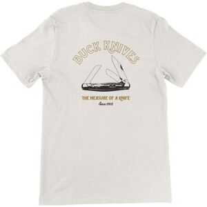 Buck Knives Measure of A Knife T-Shirt - Men's, Natural, 2XL, Cotton, 13386