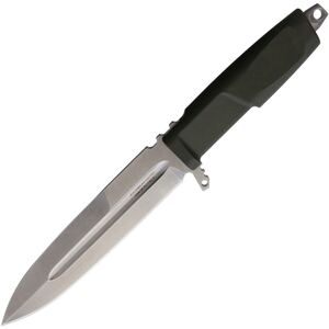 "Extrema Ratio Contact Fixed Blade Green Knife, 6.38 stonewash finish Bohler N690 stainless blade, Green Forprene handle, 0215GRN"