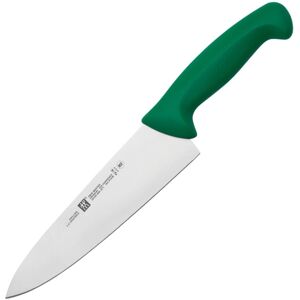 HENCKELS ZWILLING Twin Master Chef's Knife, 13in Overall, 8in Satin Finish Stainless Blade, Green Plastic Handle, 32108-202