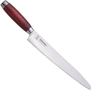 Industrial Revolution Morakniv Classic 1891 Serrated Bread Knife, Red, M-12310