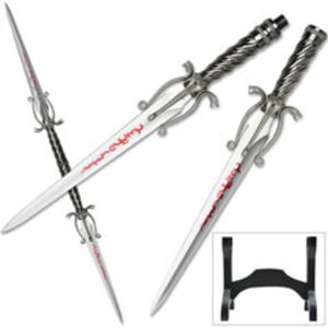 Master Cutlery Fixed Blade, 39in, Stainless Steel Blade, Zinc Alloy Handle, HK-26167S