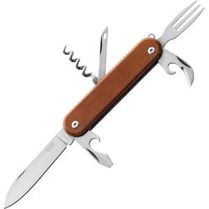 MKM Malga 6 Multipurpose Folding Knife, Natural, MK MP06MAG-NC