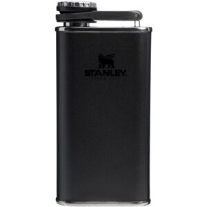 Stanley The Easy Fill Wide Mouth 8 oz Flask, Black 2.0, 8 oz / 0.23 L, 10-00837-346
