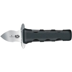 Victorinox Oyster Knife 21/8in. Blade w/ finger guard Black Poly HDL 44691