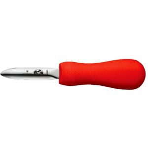 Victorinox Oyster Knife New Haven Style bent tip 2.75in. Blade red SuperGrip HDL 44693