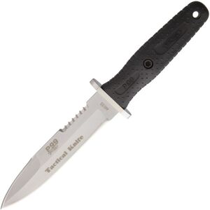 Walther Tactical Knife P99 Fixed Blade Knife, 6in, 440 Stainless Steel, Standard Edge, Black, Synthetic Handle, 5.2179-US