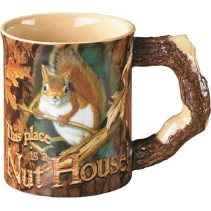 Wild Wings Sculpted Mug - Nut House Squirrel, Multicolor, 8955712074