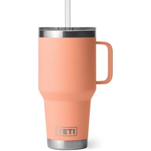 Yeti Rambler 35 oz Straw Mug w/Straw Lid, Lowcountry Peach, 21071505467