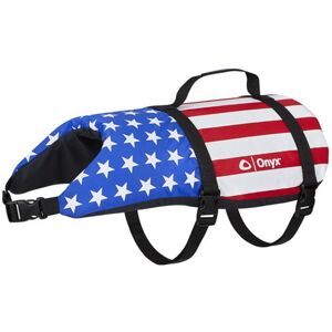 Full Throttle Nylon Pet Vest, 30-60 Lbs., Stars & Stripes, Medium, 157000-999-030-19
